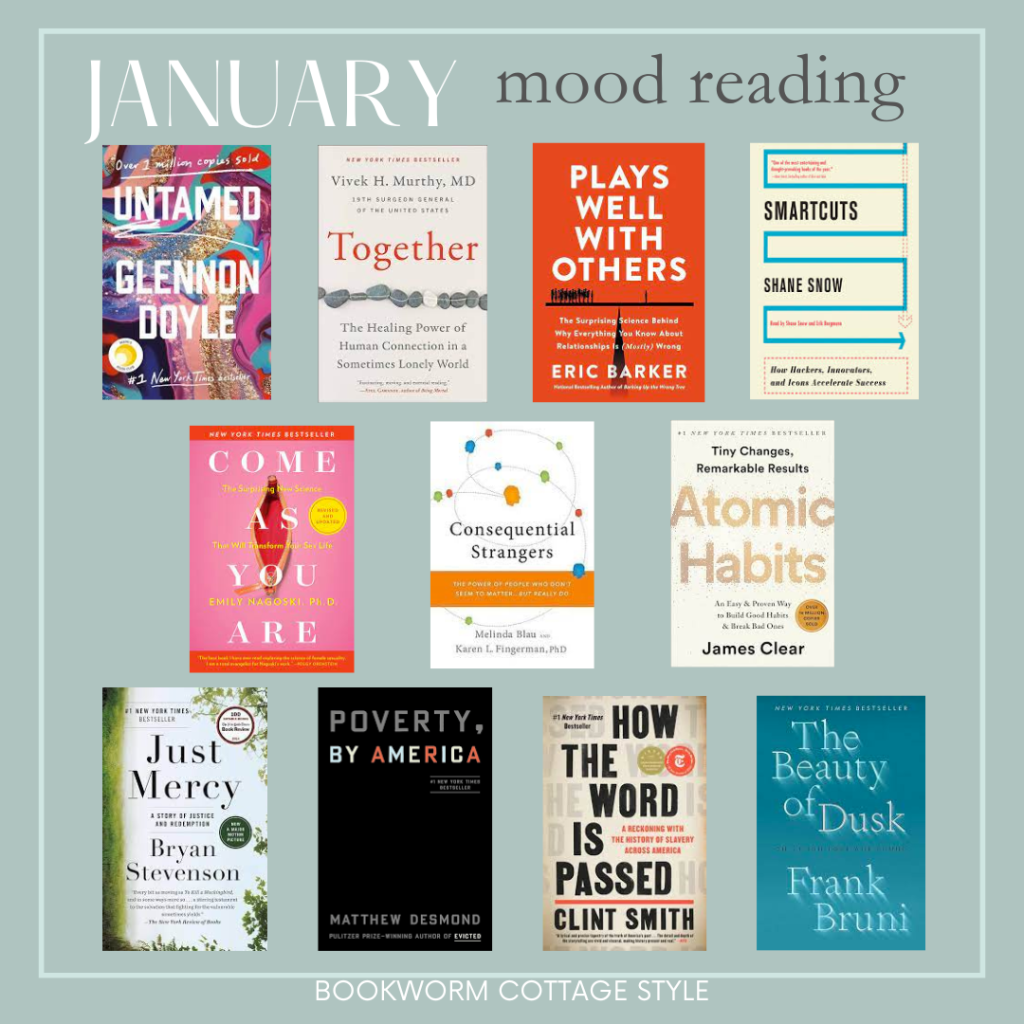 January Mood Reading: Self Improvement + Nonfiction to Expand Your&nbsp;Worldview