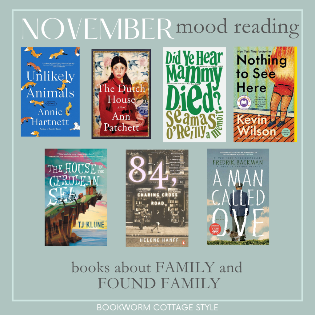 November Mood Reading: Books About Family and Found&nbsp;Family