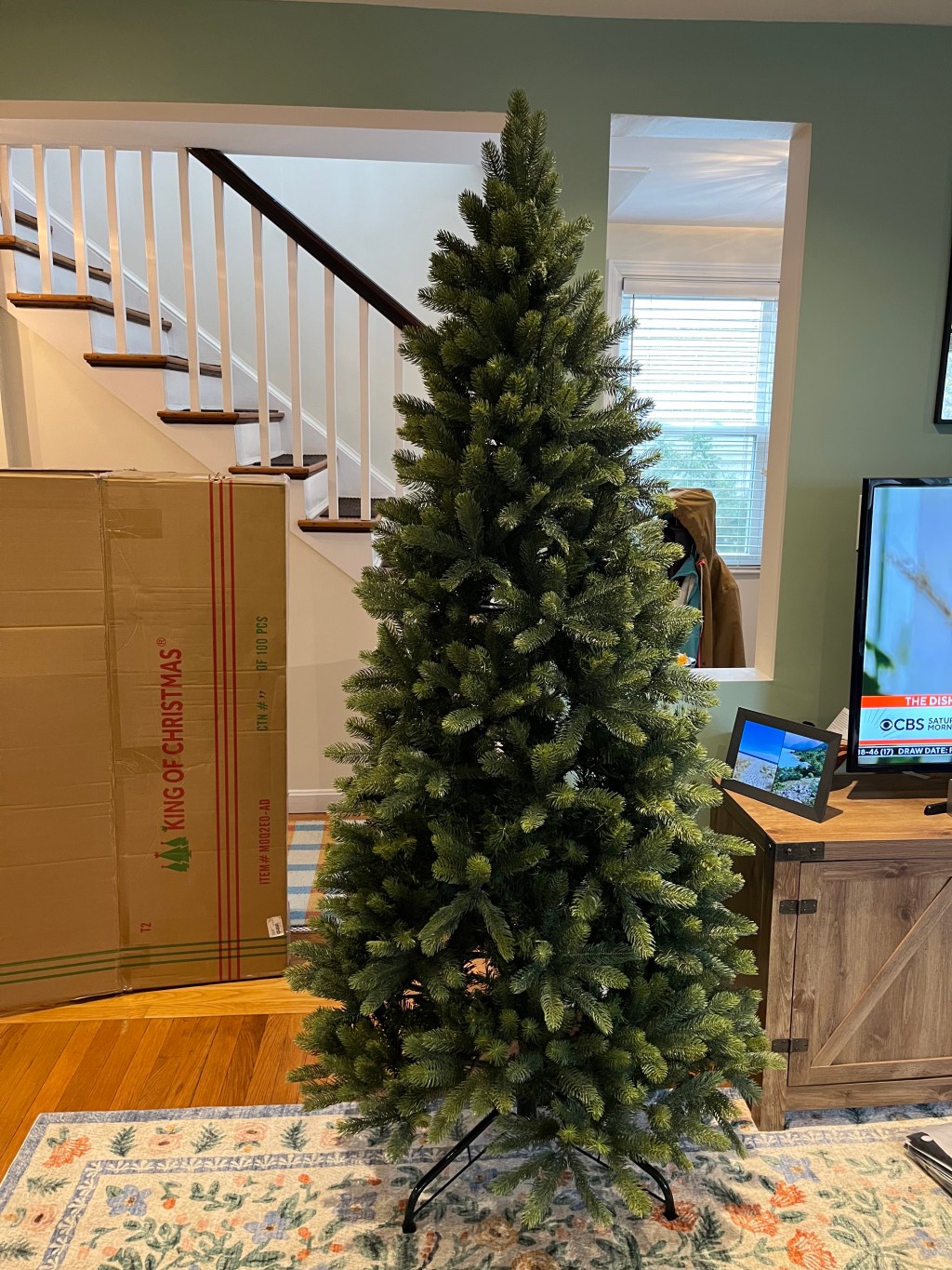 King of Christmas Royal Fir Slim Artificial Christmas Tree&nbsp;Review