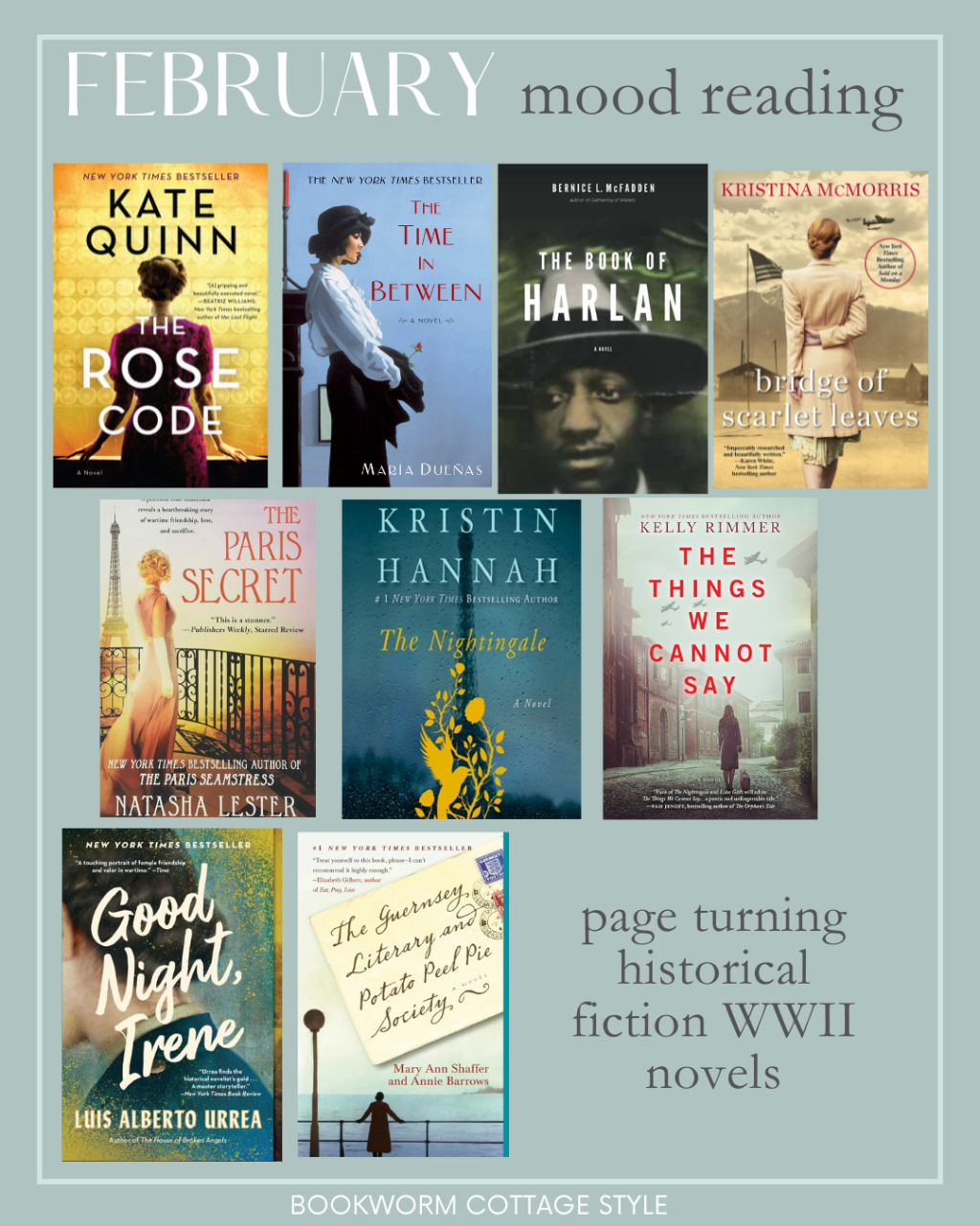 February Mood Reading: Page-Turning WWII&nbsp;Novels