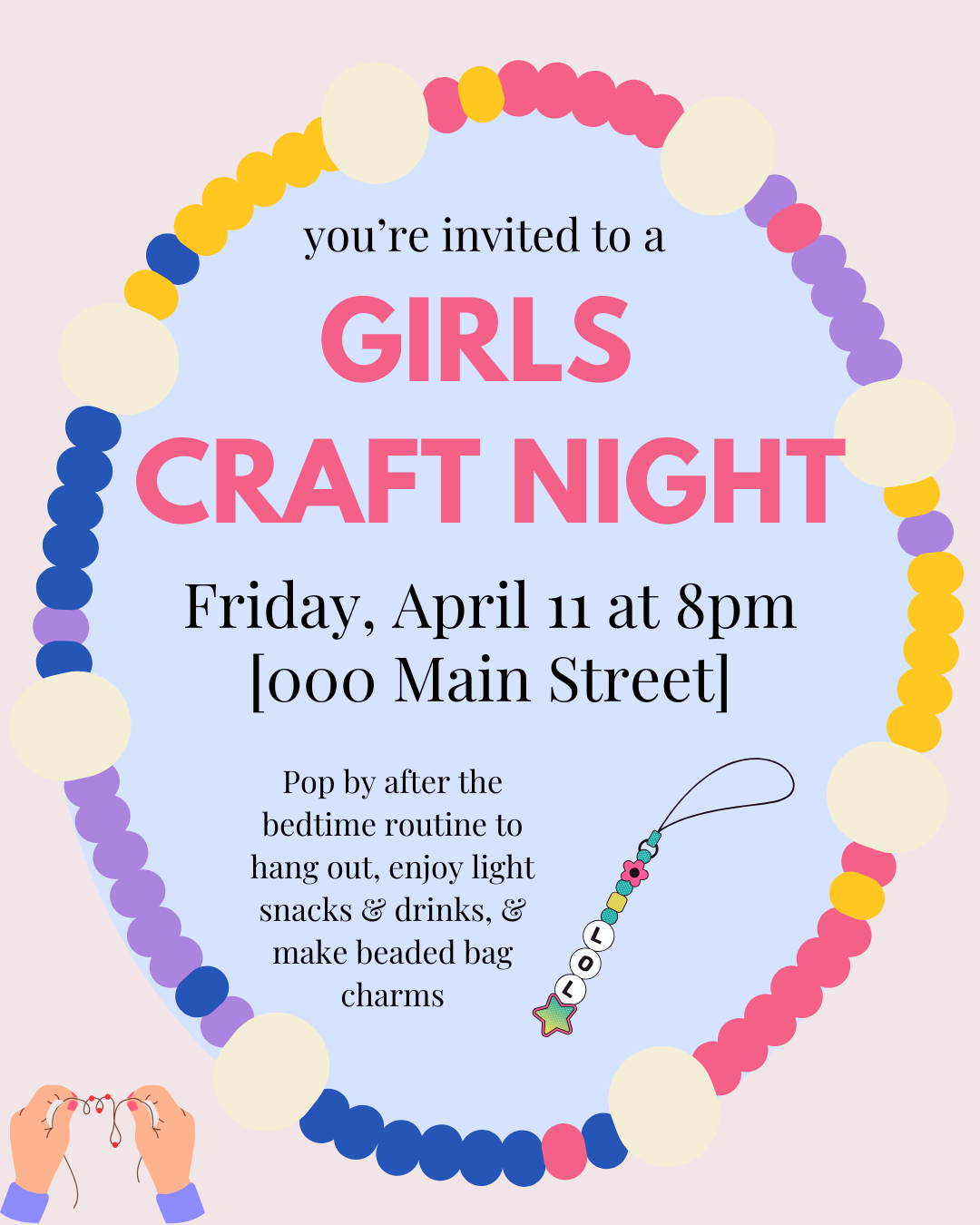 This is Your Sign to Host a Craft Night with the Girls – Bookworm ...
