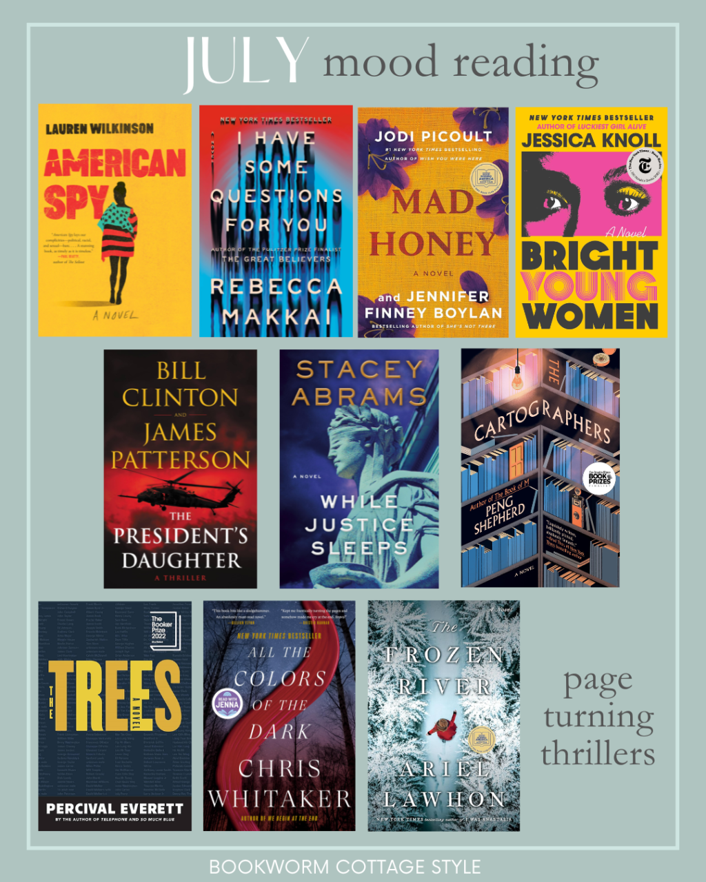 July Mood Reading: Page Turning&nbsp;Thrillers