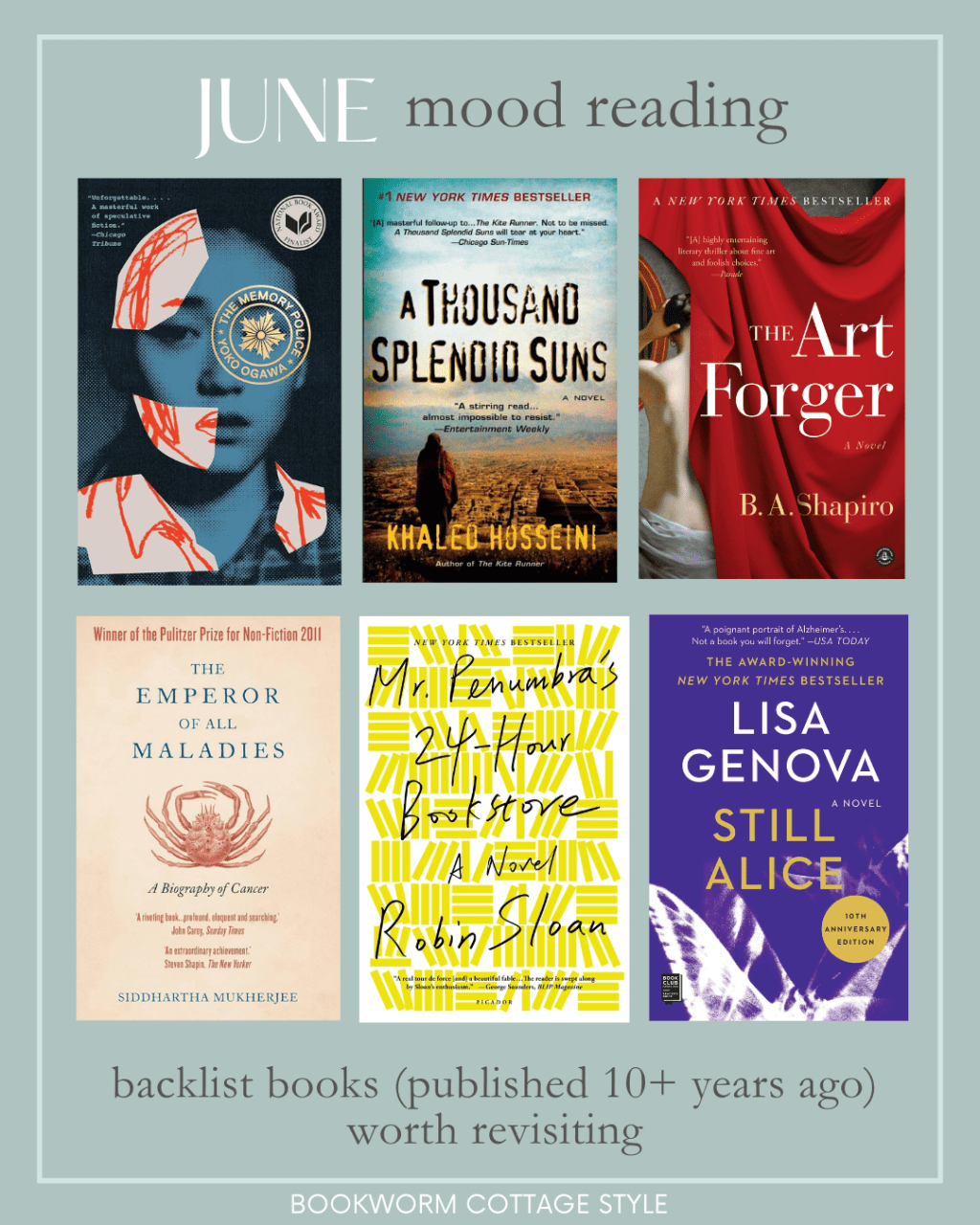 June Mood Reading: Older Books Worth&nbsp;Revisiting