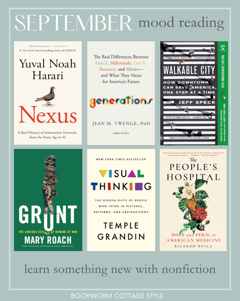 September Mood Reading:&nbsp;Nonfiction
