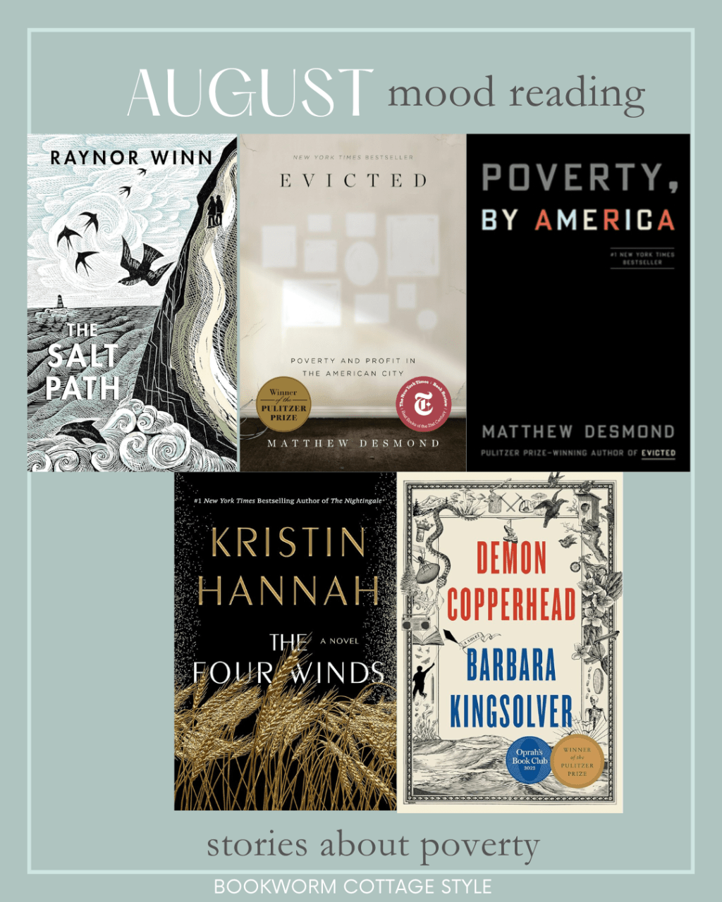August Mood Reading: Books about&nbsp;Poverty