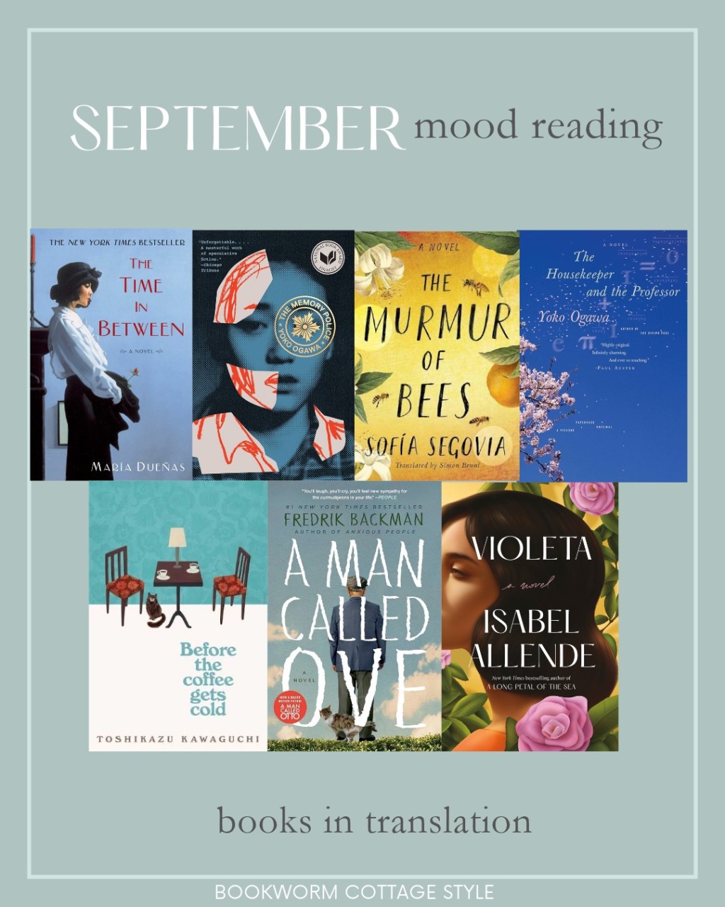 September Mood Reading: Books in&nbsp;Translation